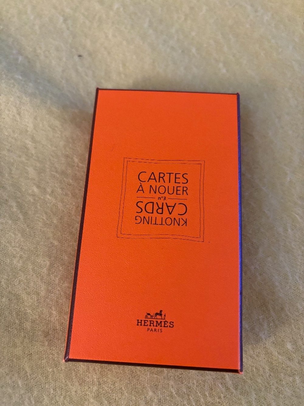 HERMES KNOTTING CARDS AND SCARF PREVIEW BOOKLET